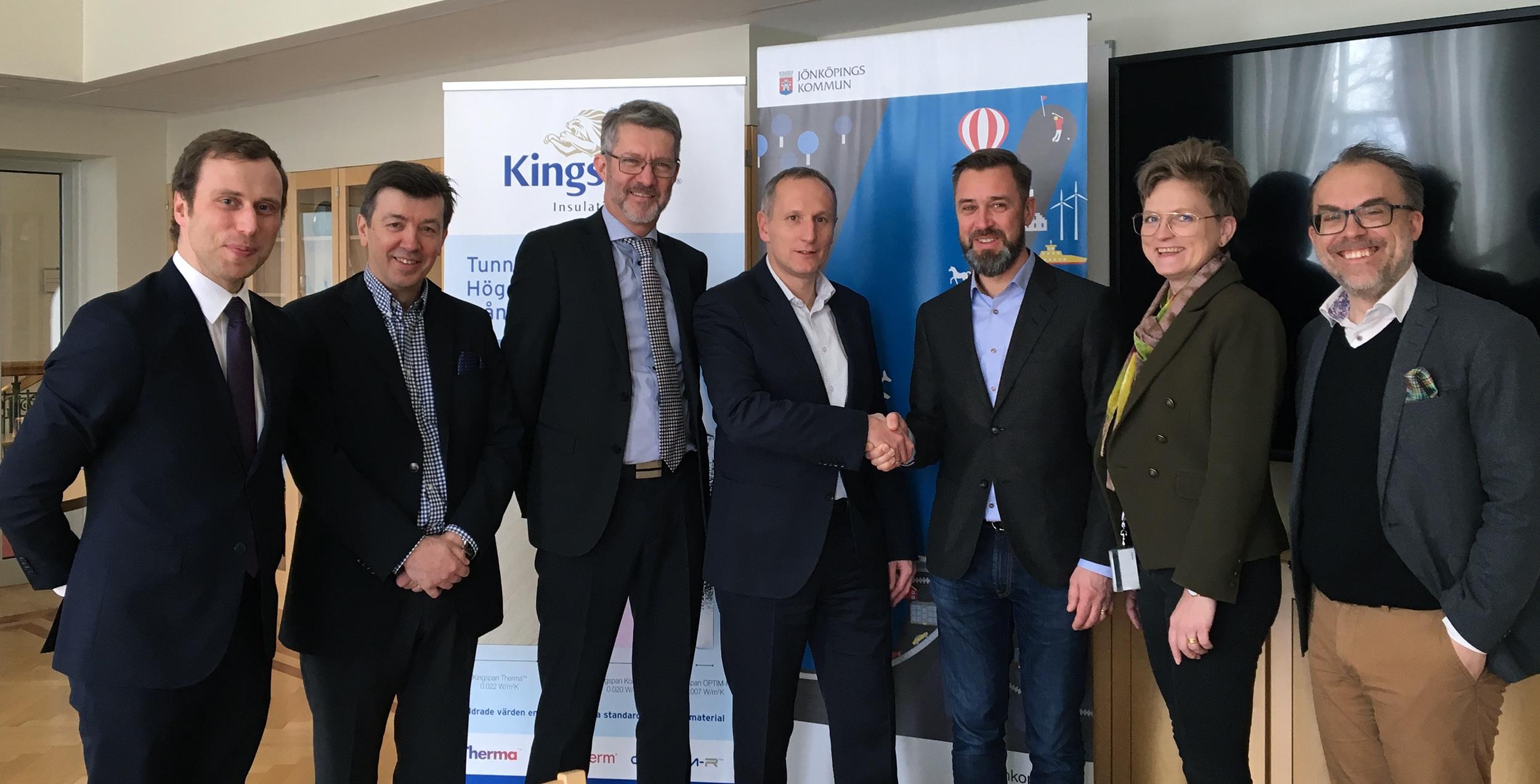 Representanter från Business Sweden, Kingspan, SMUAB och Jönköpings kommun